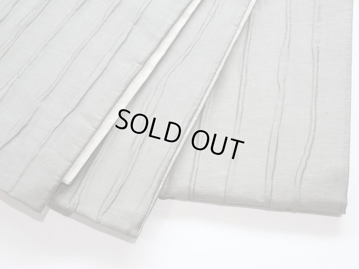 画像6: 【即納品】kaonn original fabric帯　mat ＆ shine（gray）　　京袋帯 お仕立て上がり (6)