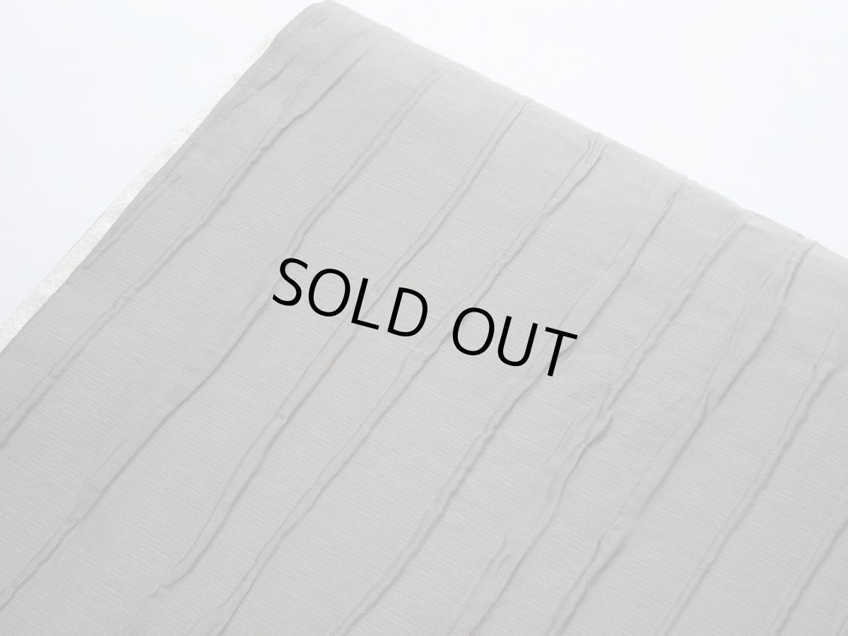 画像4: 【即納品】kaonn original fabric帯　mat ＆ shine（gray）　　京袋帯 お仕立て上がり (4)