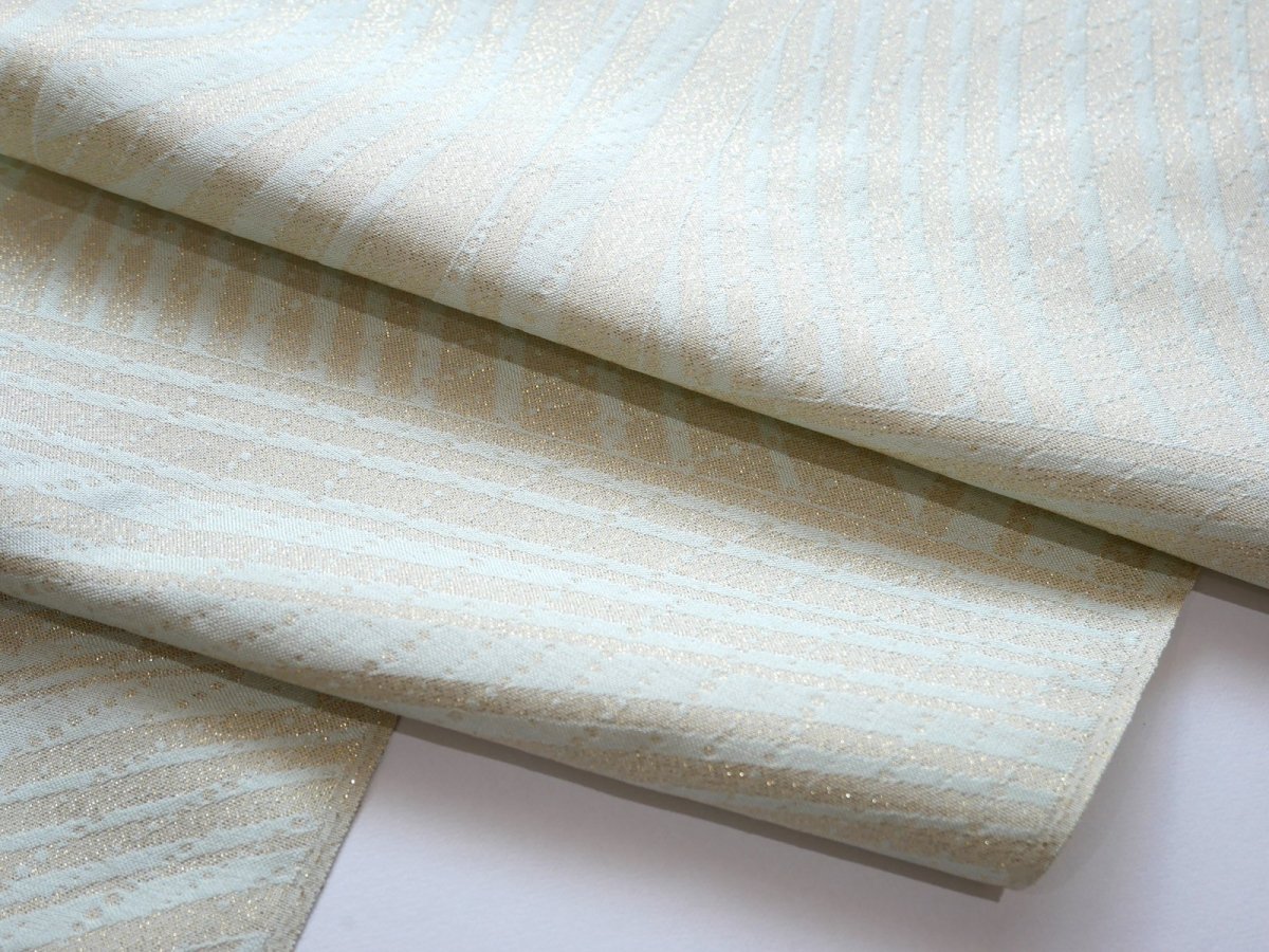 画像4: 西陣織名古屋帯　流水 (4)