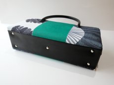 画像5: kaonn-日音衣- original bag　feather green　No.2 (5)