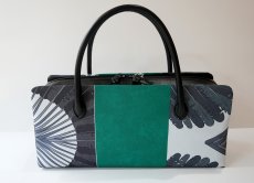 画像6: kaonn-日音衣- original bag　feather green　No.4 (6)