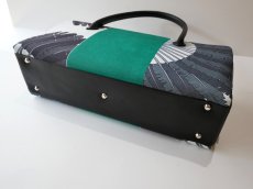 画像5: kaonn-日音衣- original bag　feather green　No.4 (5)