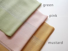 画像2: 正絹 夏帯揚げ　silver polka dot (2)