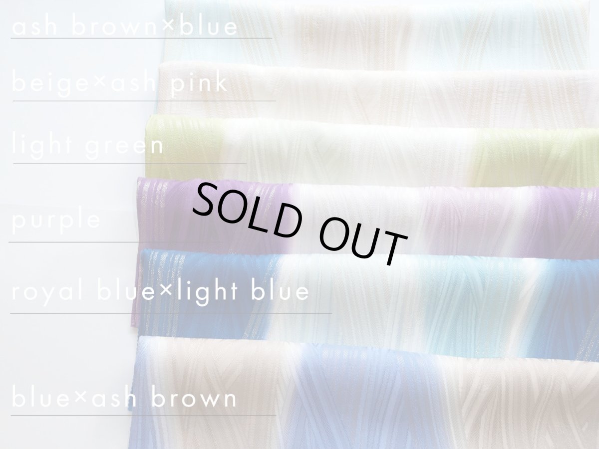 画像3: 金糸縫い取り　正絹帯揚げ　丹後ちりめん　 (3)