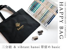 画像1: 【14周年HAPPYBAG】三分紐+vibrant hanoi帯留めbasicセット (1)