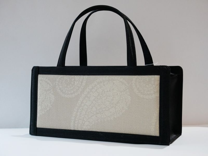 画像1: kaonn original bag　マグネットフラップバッグ  black (1)